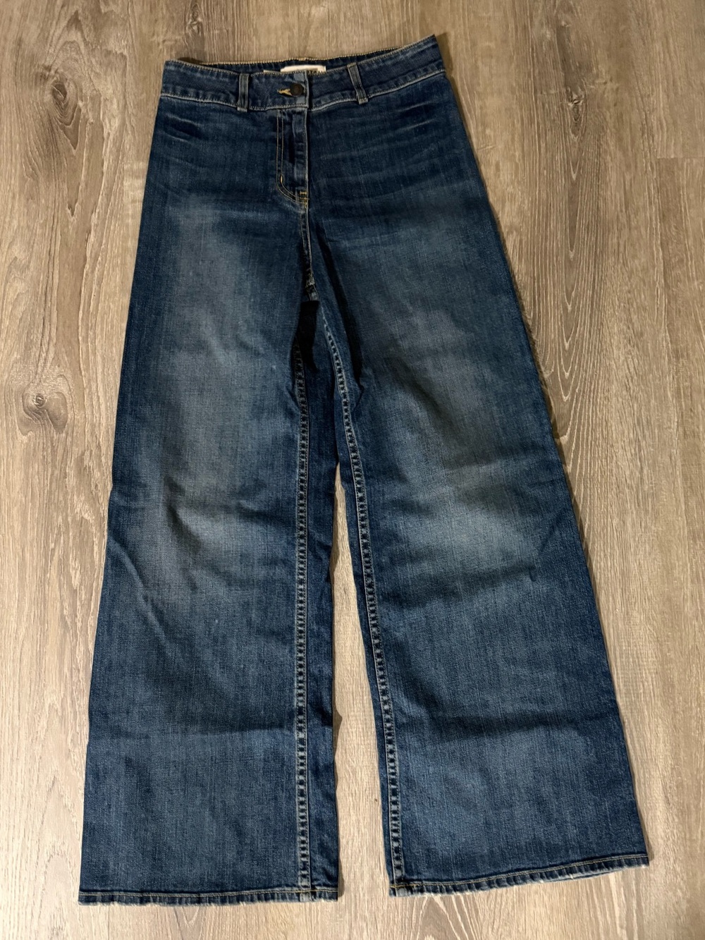 Nili lotan Megan jean 25 classic wash wide leg nwt $440 - Picture 6 of 9